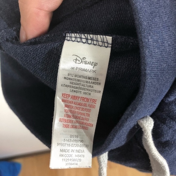 Disney Aladdin Blue Drawstring Shorts 9-12 mos Boys Baby - Picture 4 of 4